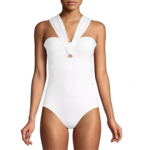 New. Tommy Bahama white swimsuit. Small. Retails $149 - Picture 2 of 13